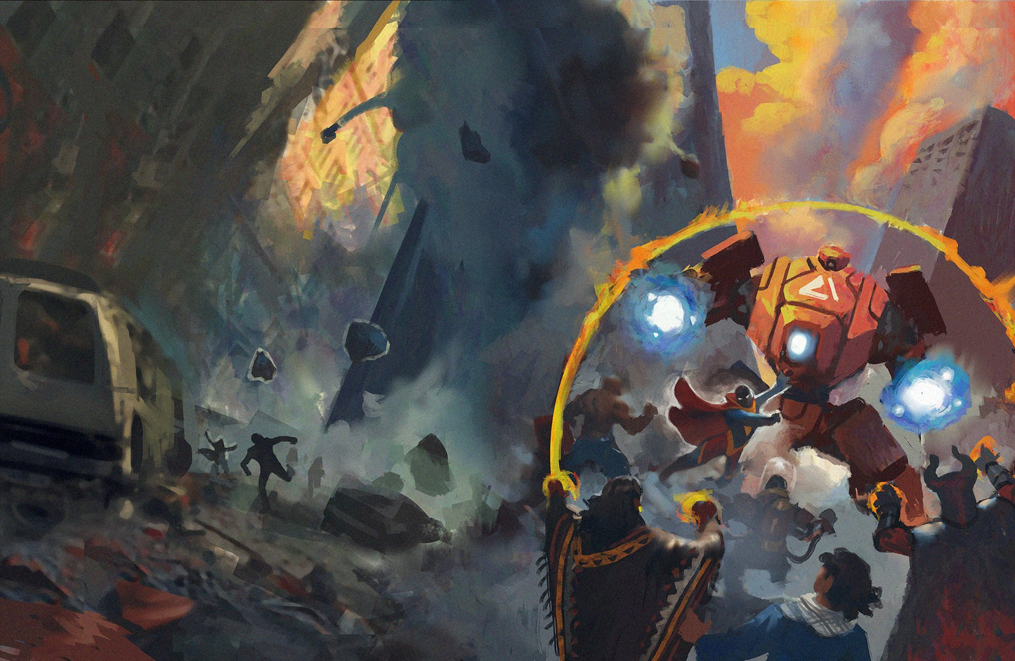 Signed Paragons Cover 17" x 11" Art Print